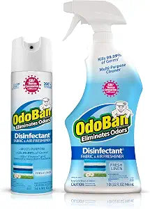 OdoBan Ready-to-Use Disinfectant and Harsh Aroma Eliminator, Cleaner and Fabric/Air Freshener, Set of 2, 14.6 Ounce 360-
