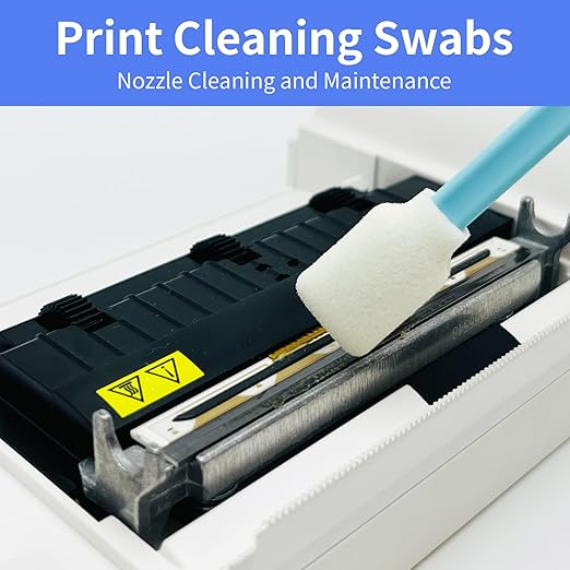 300 Pcs Lint-Free Lab/Printer/Optical Printheads Foam Swabs for Inkjet Printheads, Sensors, Electronics, Cameras, Car Detailing, Optical Equipment and Precision Tools