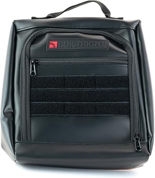 BuiltRight Industries Rear Seat Cubby Pouch Compatible with 2019+ Chevrolet Silverado & GMC Sierra – Interior Storage Or