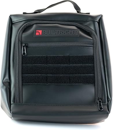 BuiltRight Industries Rear Seat Cubby Pouch Compatible with 2019+ Chevrolet Silverado & GMC Sierra – Interior Storage Or