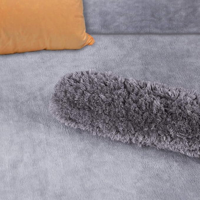 MR.SIGA Lint Free Microfiber Duster Refills, Washable Duster for Household Cleaning, 2 Pack