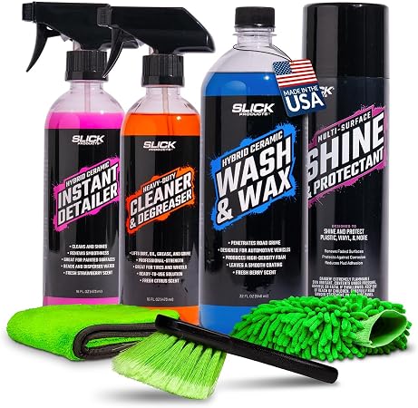 Slick Products Car, Truck & Motorcycle Complete Wash Kit