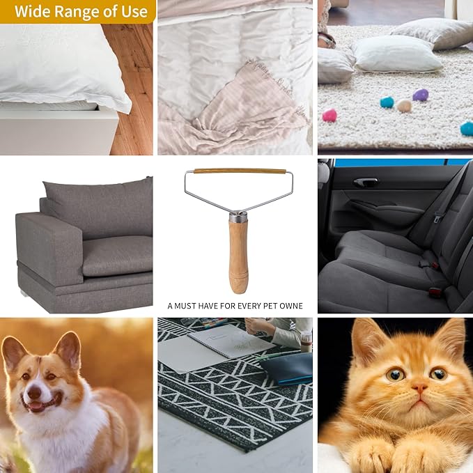 Pet Hair Remover,Portable Lint Removers,Reusable Remover Brush Tool for Clothes,Portable Lint Remover Shaver to Remove Lint from Carpets Rugs Cashmere Coats and Cars