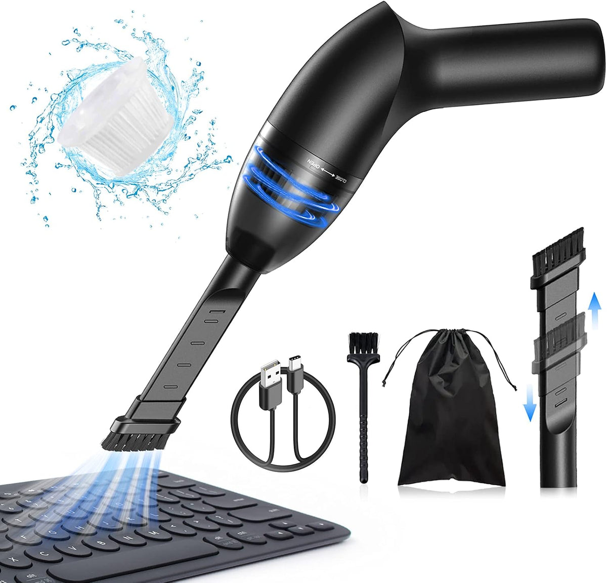 4.3Kpa Keyboard Vacuum Cleaner Mini Handheld Computer Vacuum