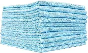 The Rag Company - Edgeless 300 - Microfiber Detailing Towels, Perfect for Removing Polishes, Sealants, and Glaze; Great 