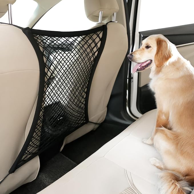 rabbitgoo Dog Car Net Barrier for SUVs, Car Divider, Easy to Install