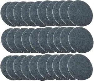 30PCS 3 inch Scrubber Pads Headlight Restoration Kit VÉZAAR Scouring Pad Hook and Loop Car Hub Cleaning Auto Painting Po