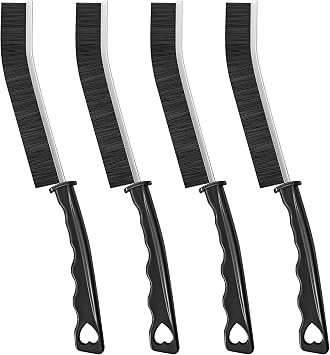 4TH Multi-Purpose Hard Bristle Crevice Cleaning Brush -Deep Reach Gap Cleaning Tool for Household Use -Versatile, Durabl