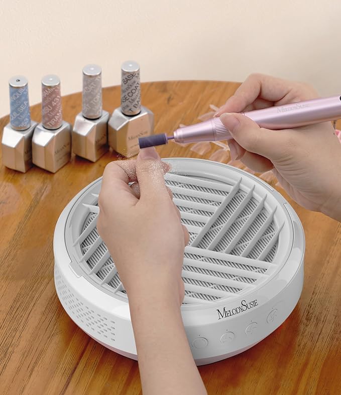SProR Nail Dust Collector Replacement Filter, 4 Pack Reusable Dust Filter for MelodySusie Hpro/SProR Nail Dust Collector, Compatible Fine Filter for Efficient Nail Dust Collection
