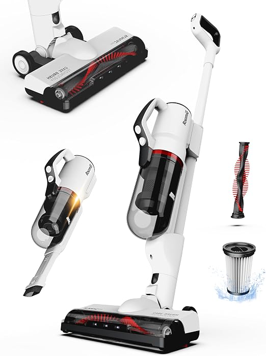 Roomie Tec SlimVac Cordless Stick Vacuum Cleaner for Home, 2200mAh Batt. - Cleanova