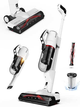 Roomie Tec SlimVac Cordless Stick Vacuum Cleaner for Home, 2200mAh Batt. - Cleanova