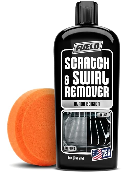 Black Scratch Remover – Car Scratch Repair & Swirl Remover for Vehicles – Deep Scratch Repair Compound & Polishing Solut