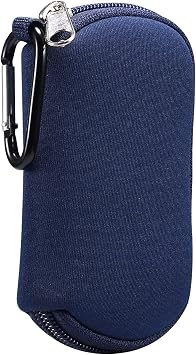 Premium Neoprene Shock proof Mini Elastic Sleeve Pouch with Keychain Accessories kit Set Storage Bags for Airpodspro Ear