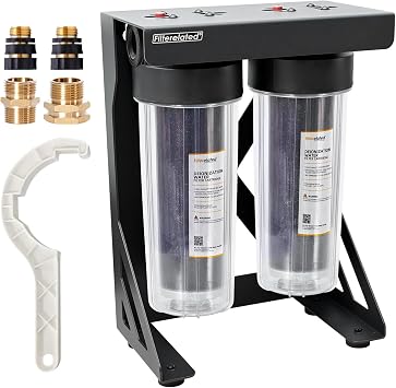Filterelated Spotless Water System for Car Wash – Deionized Water Spot Remover with Color-Changing Resin Filter, Spot-Fr