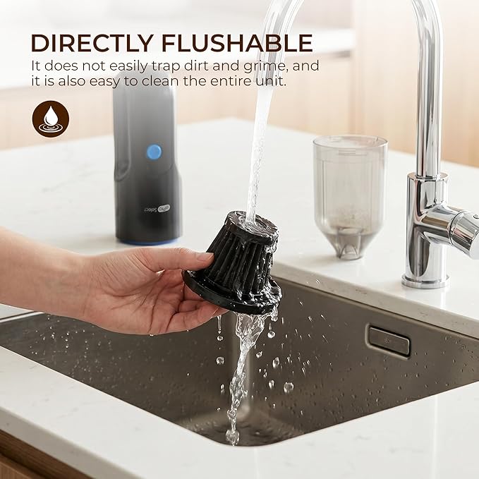 Mini Crumb Vacuum 10000Pa Brushless Motor Rechargeable Cordless Handheld Vacuum, Lightweight Portable Cleaner for Home Car Office Keyboard Sofa Furniture Pet Hair Dust Debris Crevices Tight Spaces