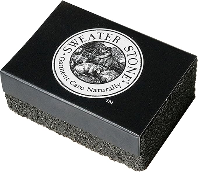 The Original Since 1985 - Garment Care for Sweaters and Knits - A Pumice-Like Brick for Removing Pilling and Balling - A Knitters Secret - Made in The USA