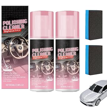Interior Detailer Spray, Car Interior Polishing Cleaner Spray, Foam Interior Detailing Cleaner, Protectant for Automotiv