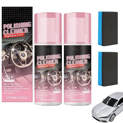 Interior Detailer Spray, Car Interior Polishing Cleaner Spray, Foam Interior Detailing Cleaner, Protectant for Automotiv