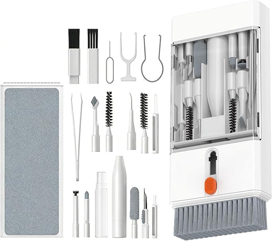 22 in 1 Precision Cleaning Kit – Professional Electronic Cleaning kit Cleaning Tools for Phone, airPods Headset, Keyboards, Cameras, Laptop & More
