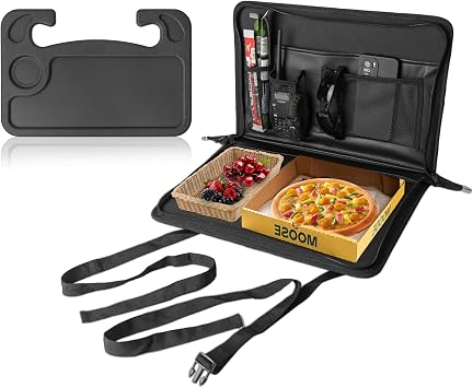 Front Seat Organizer with Steering Wheel Tray