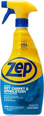 Zep ZUOXSR32 Advanced Oxy Carpet and Upholstery Stain Remover 32 Fl Oz, Pack of 1
