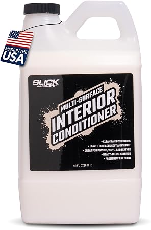 Slick Products Car Interior Cleaner, Detailer & Conditioner - 64 oz