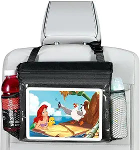 lebogner Insulated Car Seat Back Organizer + iPad And Tablet Holder, Auto Driver Or Passenger Accessories Organizer, Veh