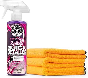 Chemical Guys WAC21116 Synthetic Quick Detailer, Extreme Slick Polymer Detailer 16 fl oz with MIC_506_03 Professional Gr