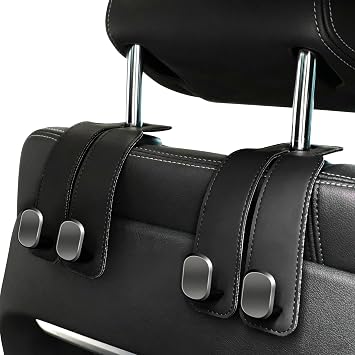 Amelity Car Hooks for Purses and Bags, Headrest Hooks 2 Pack