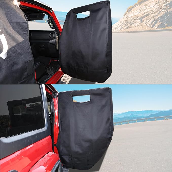 Door Storage Cover for 1976-2024 Jeep Wrangler JK JL YJ TJ 4 Door