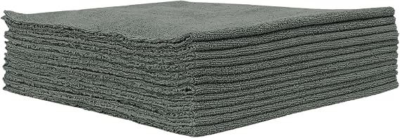 Detailer's Preference Microfiber Towels, Dual Pile Terry Weave, Lint-Free, Streak-Free, 300 GSM, All-Purpose for Auto De