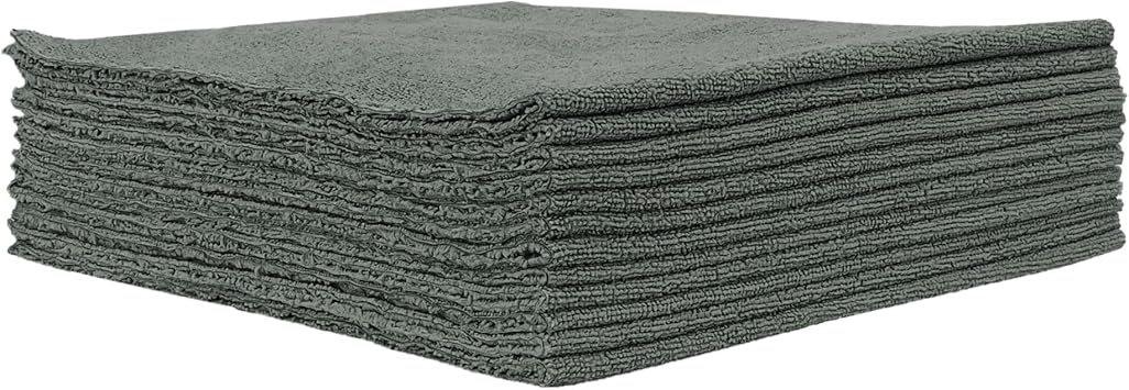 Detailer's Preference Microfiber Towels, Dual Pile Terry Weave, Lint-Free, Streak-Free, 300 GSM, All-Purpose for Auto De