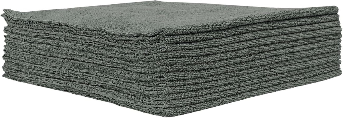 Detailer's Preference Microfiber Towels, Dual Pile Terry Weave, Lint-Free, Streak-Free, 300 GSM, All-Purpose for Auto De