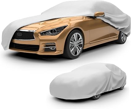 Budge Lite Car Cover, Breathable Dustproof Cover, Fits Sedans up to 228"