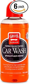 Griot's Garage Super-Concentrated Car Wash for Vehicle Washing and Cleaning, Foaming Liquid Soap, Won't Strip Waxes, Sea