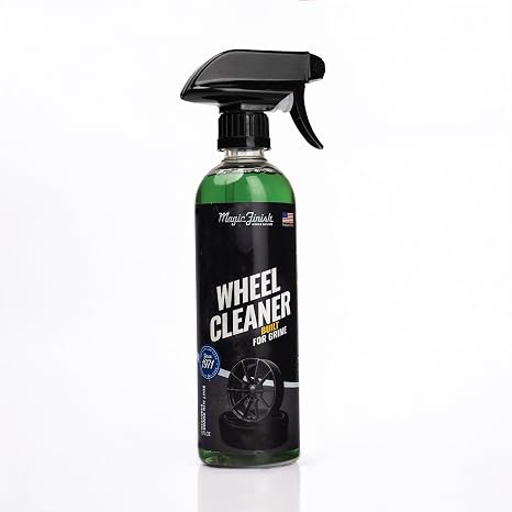 Magic Finish Wheel Cleaner (16 fl oz) – Premium Wheel Cleaner Spray for Brake Dust and Grime with Fast Cling Formula – C