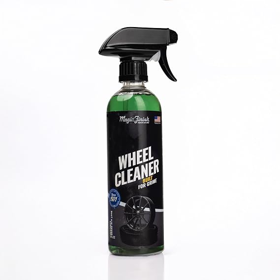 Magic Finish Wheel Cleaner (16 fl oz) – Premium Wheel Cleaner Spray for Brake Dust and Grime with Fast Cling Formula – C