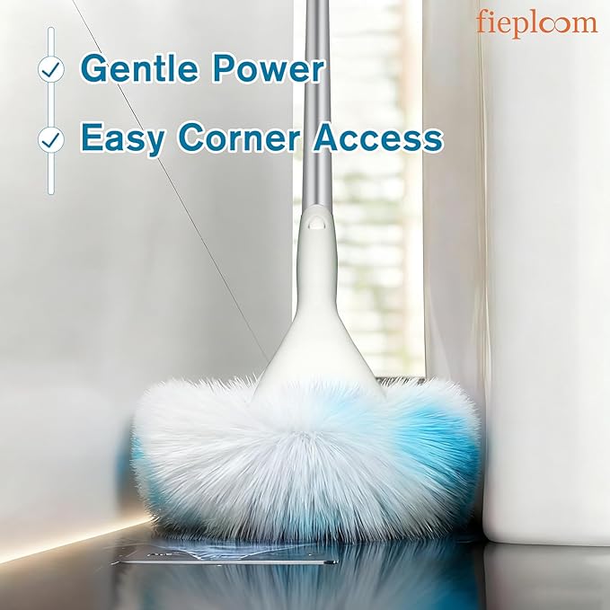 Tub Tile Scrubber Brush with 48" Long Handle, 2026 Version 1 Pc Non-Scratch Soft Tub Mop, All-in-One Adjustable Bathroom Brush for Bathtub, Shower, Sink, Faucet, and Wall Tile（1）