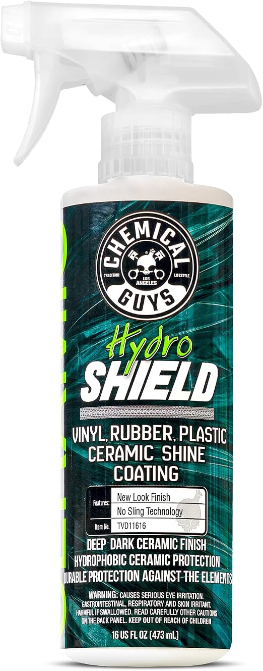 Chemical Guys, HydroShield Vinyl, Rubber & Plastic Ceramic Coating, 16 oz