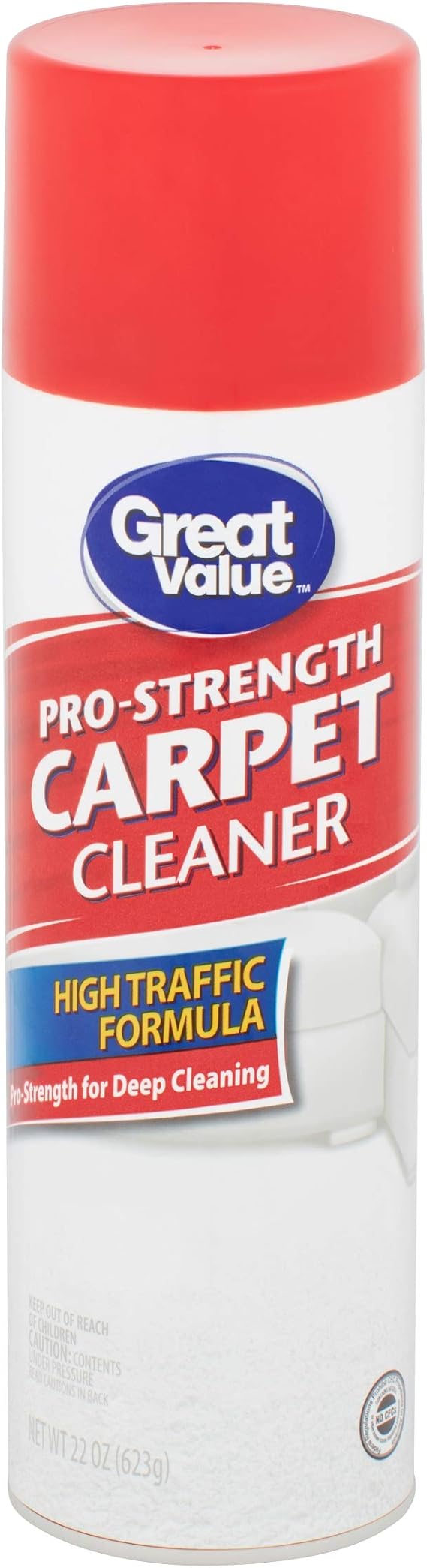 Pro-Strength Carpet Cleaner - High-Traffic Formula - One 22-Ounce Spray Can - 1 Pack