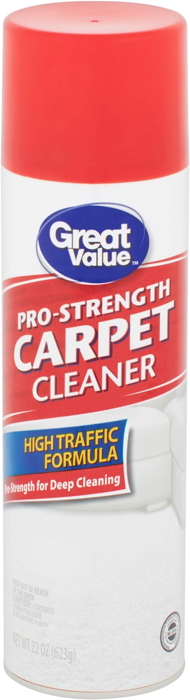 Pro-Strength Carpet Cleaner - High-Traffic Formula - One 22-Ounce Spray Can - 1 Pack