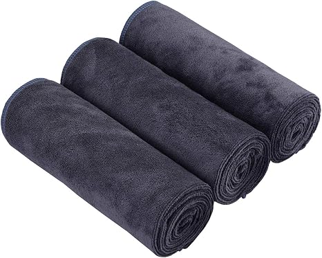 HOPESHINE Gyms Yoga Towels Soft Absorbent & Fast Drying 3-Pack
