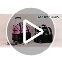 Large Rolling Cleaning Caddy Bag with Detachable Trolley, Pink