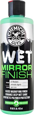 Chemical Guys, Wet Mirror Finish High Gloss Glaze for Clear Coat, 16 oz