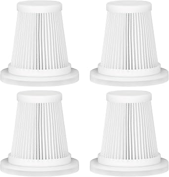 Replacement Filter Compatible with JIXINMIYUE HX-606 & A9life SY01-Q8 Car Vacuum Portable Cordless Handheld Vacuum Cleaner Filter-4Pack - Cleanova