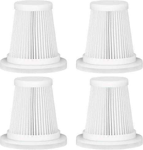 Replacement Filter Compatible with JIXINMIYUE HX-606 & A9life SY01-Q8 Car Vacuum Portable Cordless Handheld Vacuum Cleaner Filter-4Pack - Cleanova
