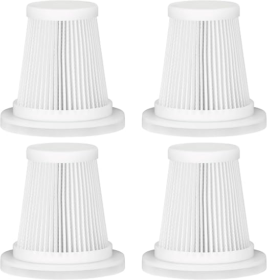 Replacement Filter Compatible with JIXINMIYUE HX-606 & A9life SY01-Q8 Car Vacuum Portable Cordless Handheld Vacuum Cleaner Filter-4Pack - Cleanova