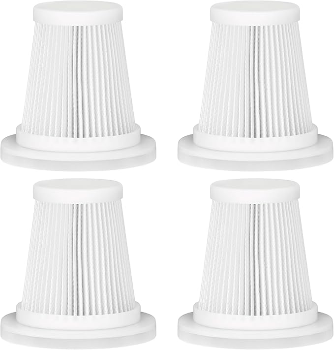 Replacement Filter Compatible with JIXINMIYUE HX-606 & A9life SY01-Q8 Handheld/Car Vacuum 4-Pack