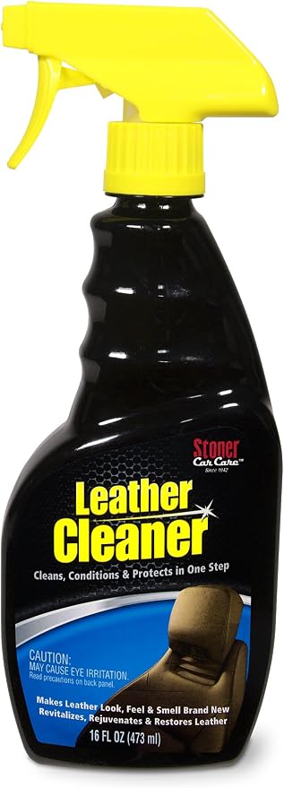 Stoner Car Care 95400 Leather Cleaner and Conditioner for 3-in-1 Car Interior Cleaner to Rehydrate Protect and Preserve 