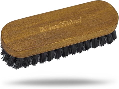 Maxshine Universal Leather & Upholstery Brush – Soft Nylon Interior Detailing Brush for Leather, Vinyl, Fabric & Carpet 